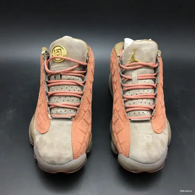 Cheap TBK Jordan Stone Low Sepia AT3102-200 x Blush Air 13 CLOT Canteen-Terra 0515
